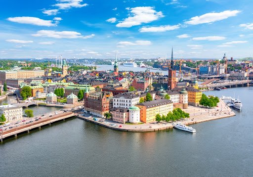 Estocolmo, capital da Suécia, foi a sede da primeira conferência ambiental da Organização das Nações Unidas (ONU). (Fonte: Shutterstock/Reprodução)