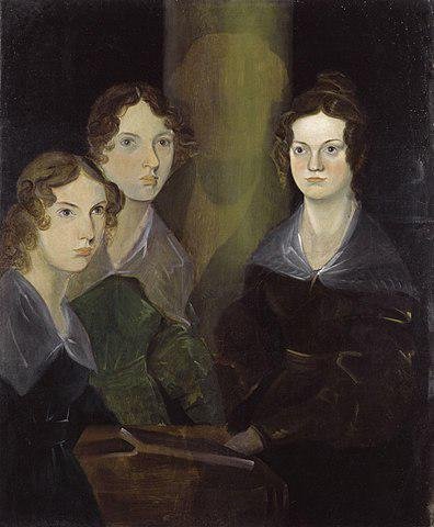Anne, Emily e Charlotte Brontë em pintura do irmão Branwell Brontë (1834). (Fonte: WikimediaCommons/Reprodução)